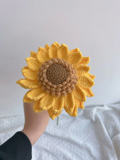 Large Double Layer Crochet Sunflower