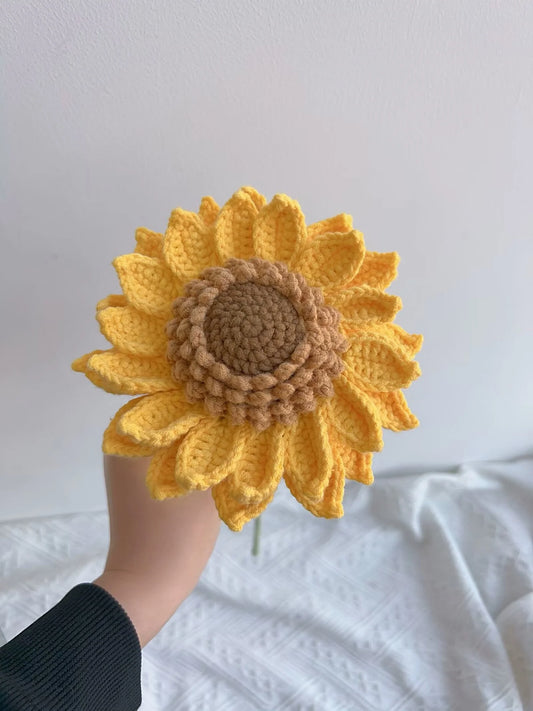 Large Double Layer Crochet Sunflower