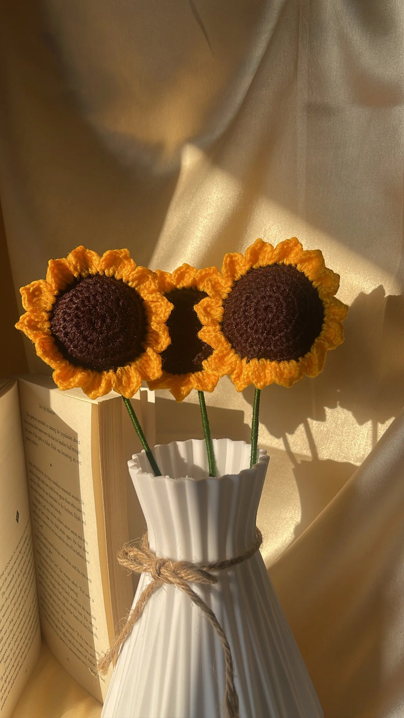 Handmade Crochet Sunflower