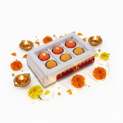 Diwali Modak & Laddu Candle Gift Set