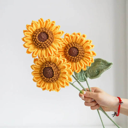 Large Double Layer Crochet Sunflower