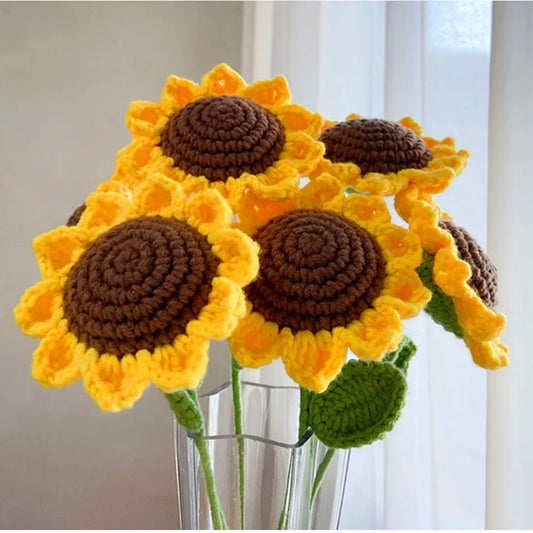 Handmade Crochet Sunflower