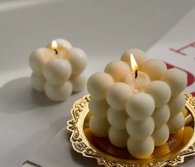 Handmade Bubble Candle