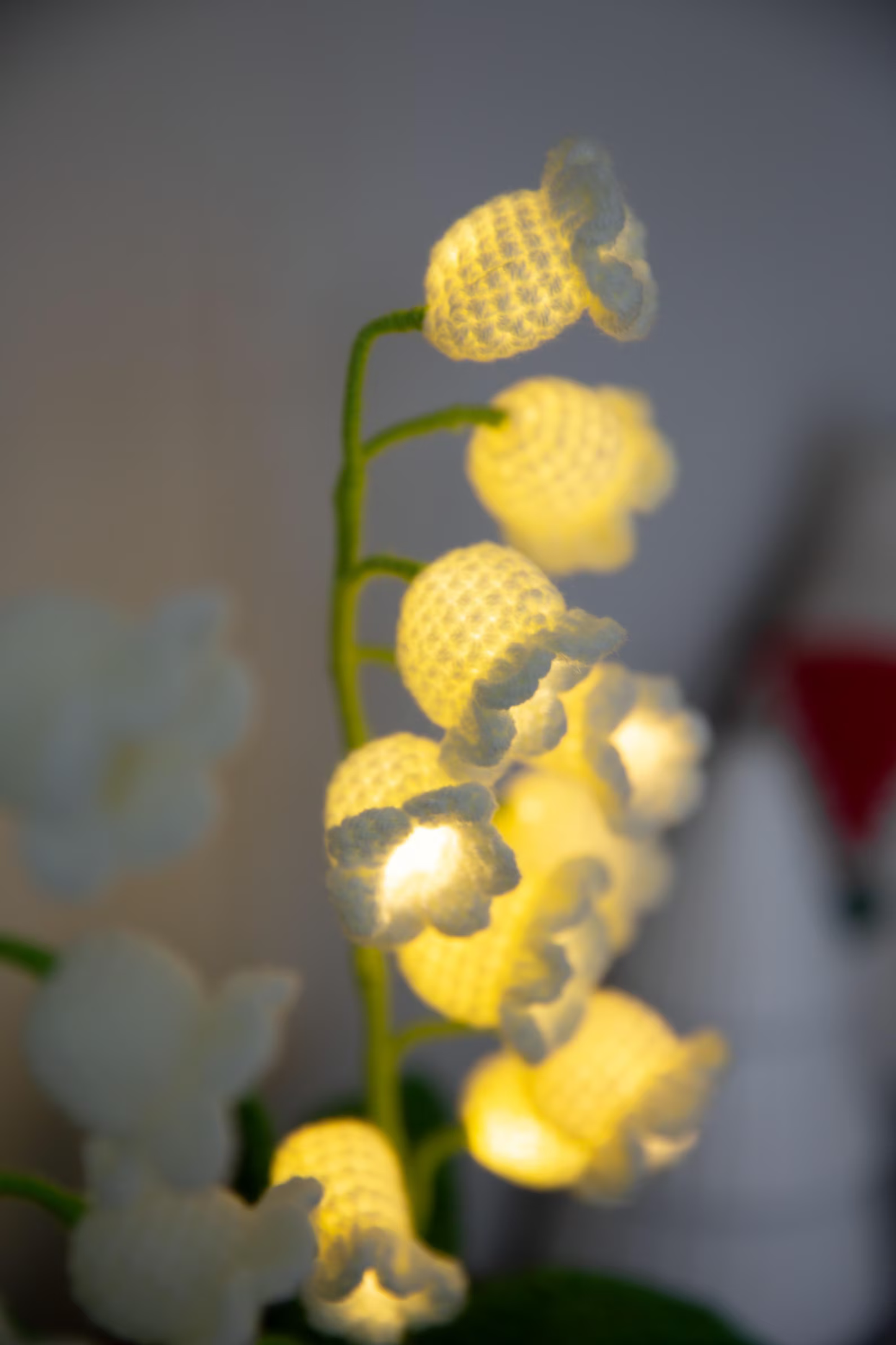 Lily of the Valley Crochet Lamp